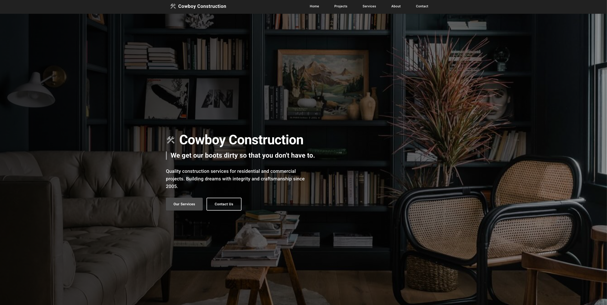 Screenshot of Cowboy Construction